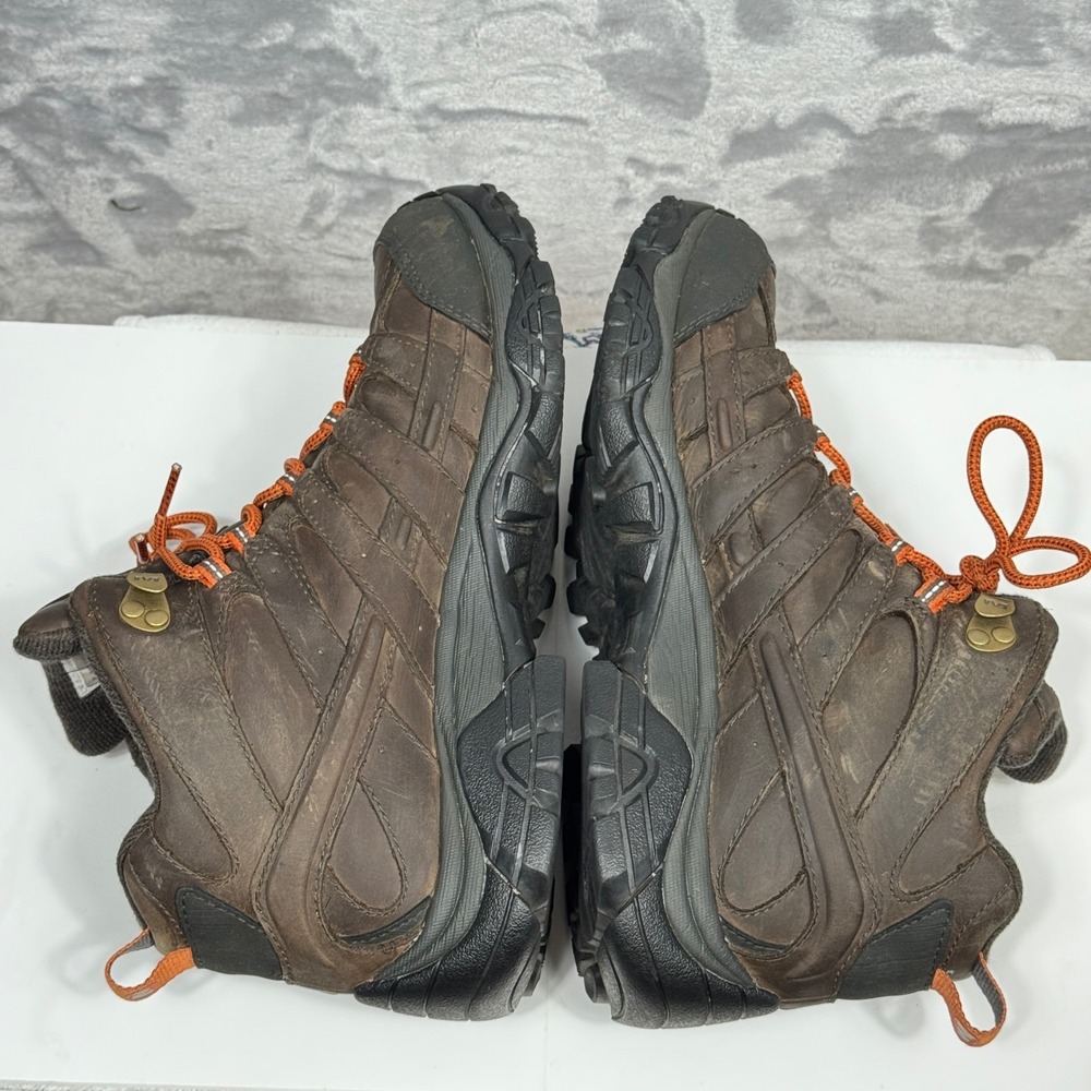 MERRELL Moab 2 Mid Waterproof Hiking Boots Mens 8.5 Wide Leather Vibram Outdoor - Picture 5 of 9